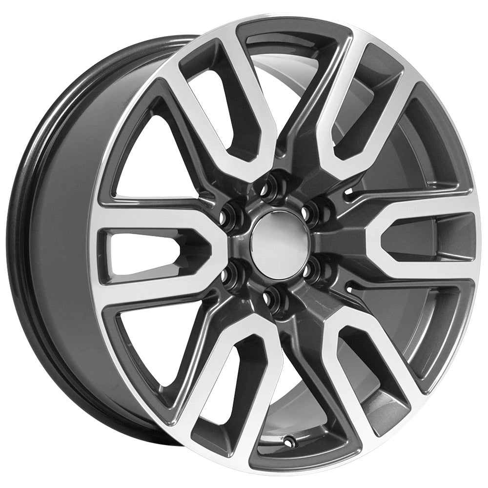 20 Fits Chevrolet - Sierra Style Replica Wheel - Gunmetal