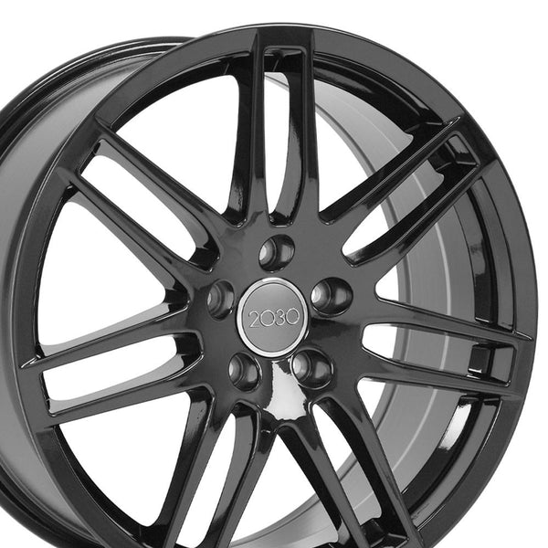 18" Fits Audi - RS4 Wheel - Black 18x8