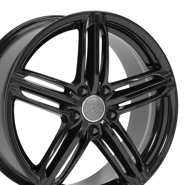 18" Fits Audi - RS6 Wheel - Black 18x8