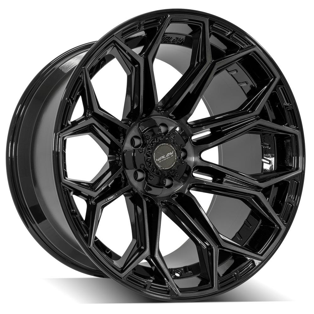 22" 4PLAY GEN3 Wheel fits Ram-Dodge-Jeep-GM-Ford - 4P83 Brushed Black 22x12