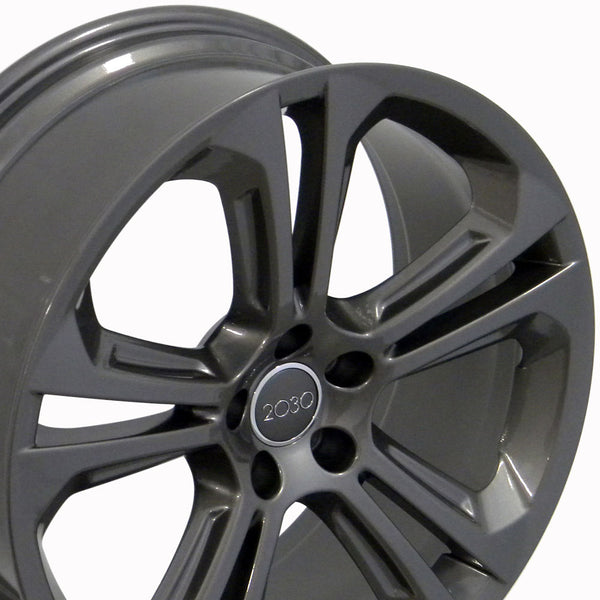 20" Fits Audi - Q5 Style Replica Wheel - Gunmetal 2x8.5 | Suncoast Wheels Audi factory replica wheels, Volkswagen OEM alloy wheels, affordable replica Audi wheels