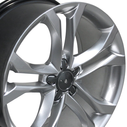 18" Fits Audi - S4 Style Replica Wheel - Hyper Silver 18x8 | Suncoast Wheels Audi factory replica wheels, Volkswagen OEM alloy wheels, affordable replica Audi wheels