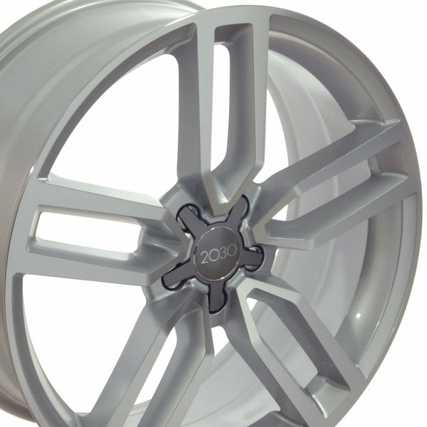 20" Fits Audi - SQ5 Style Replica Wheel - Silver Mach'd Face 2x8.5 | Suncoast Wheels Audi factory replica wheels, Volkswagen OEM alloy wheels, affordable replica Audi wheels