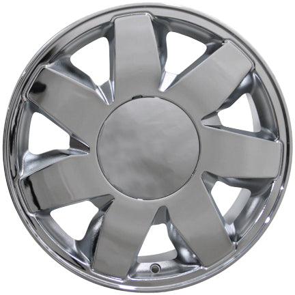 17" Cadillac DTS Replica Wheel - Chrome Textured 17x7.5 | Suncoast Wheels 22 inch OEM Chevy Wheels, factory Silverado 20 inch wheels, GMC replica wheels