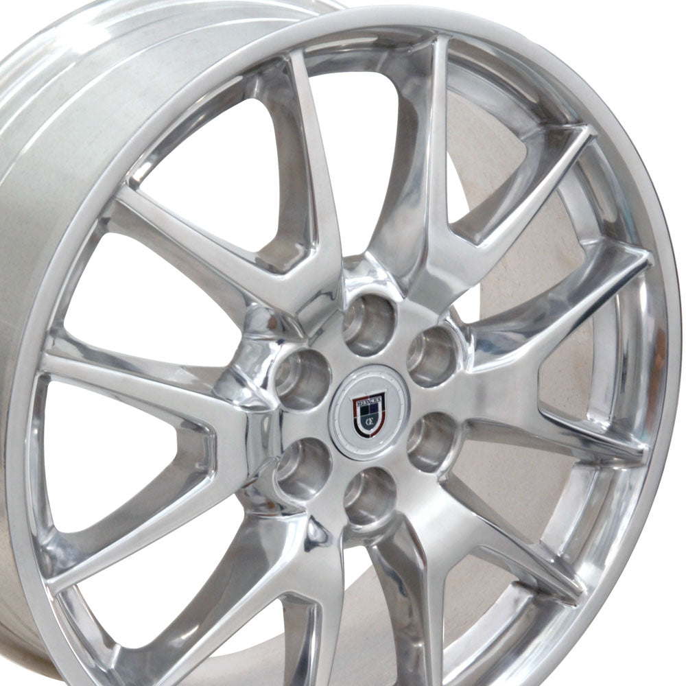 20" Fits Cadillac - SRX Style Replica Wheel - Polished 2x8 | Suncoast Wheels high quality affordable replacement rims, replica OEM stock wheels, quality budget rims