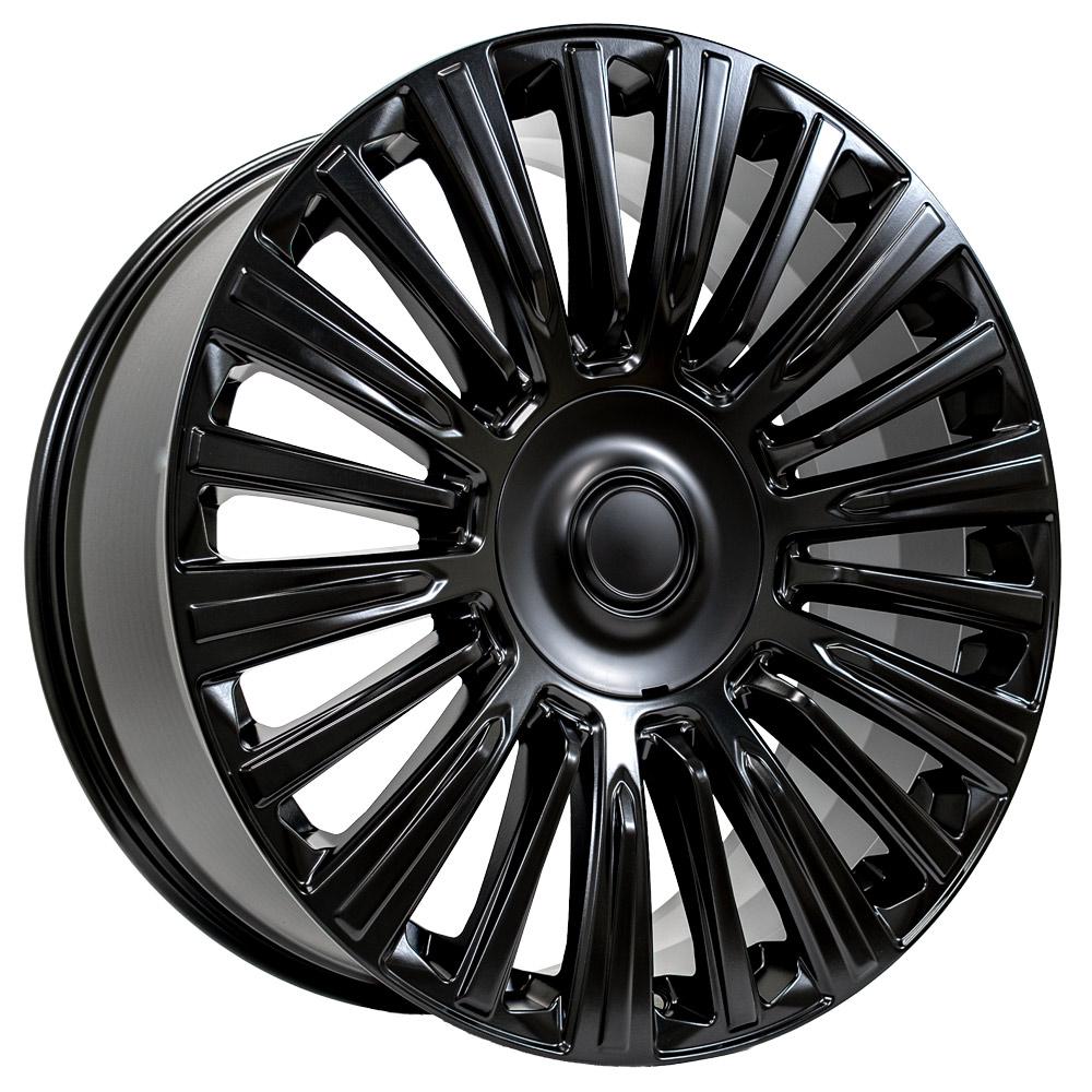 24" Replica Wheel fits Cadillac Escalade - CA92 Satin Black 24x10