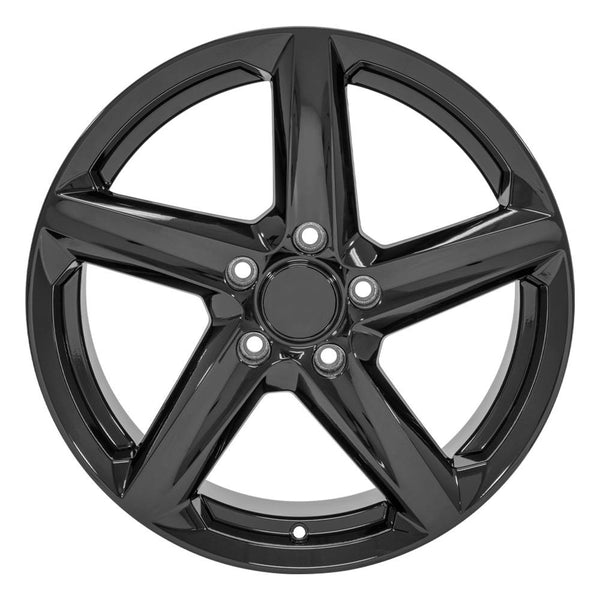 18" Wheel fits Chevrolet C7 Corvette - CV02C Black 18x8.5
