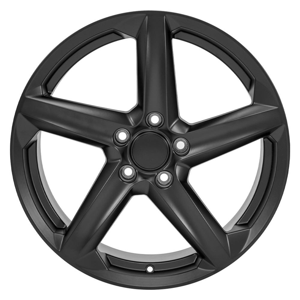 19" Replica Wheel fits Chevrolet C8 Corvette - CV02D Satin Black 19x8.5