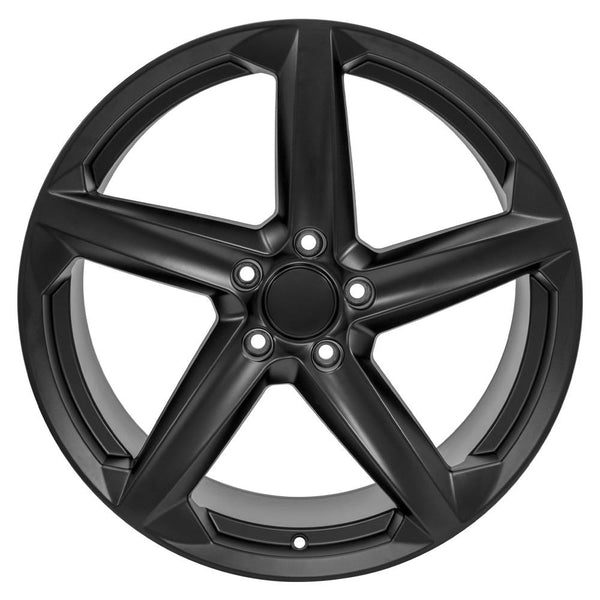 20" Wheel fits Chevrolet C8 Corvette - CV02D Satin Black 20x11