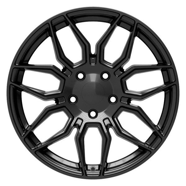 18" Wheel fits Chevrolet C7 Corvette - CV03C Black 18x8.5
