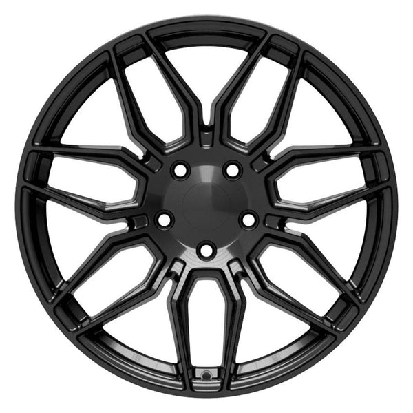 19" Wheel fits Chevrolet C7 Corvette - CV03C Black 19x10