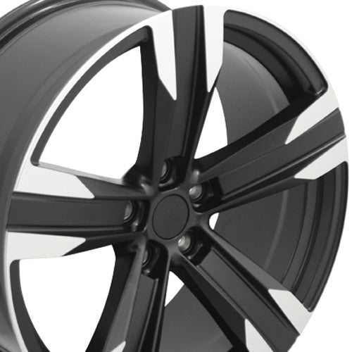 20" Fits Chevrolet - Camaro ZL1 Wheel - Satin Black Mach'd Face 2x9.5 | Suncoast Wheels 22 inch OEM Chevy Wheels, factory Silverado 20 inch wheels, GMC replica wheels