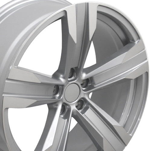 20" Fits Chevrolet - Camaro ZL1 Wheel - Silver Mach'd Face 2x9.5 | Suncoast Wheels 22 inch OEM Chevy Wheels, factory Silverado 20 inch wheels, GMC replica wheels