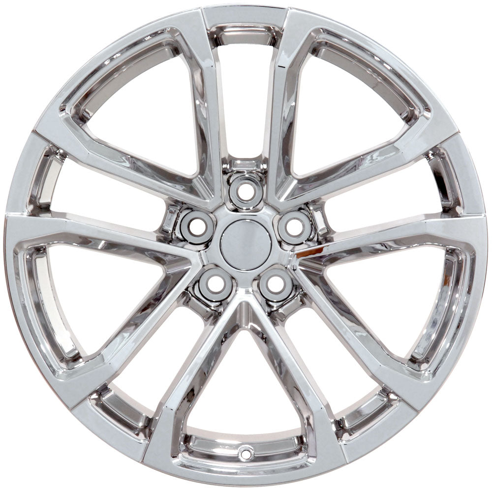 20" Fits Chevrolet - Camaro ZL1 Style Replica Wheel - Chrome 2x8.5 | Suncoast Wheels 22 inch OEM Chevy Wheels, factory Silverado 20 inch wheels, GMC replica wheels