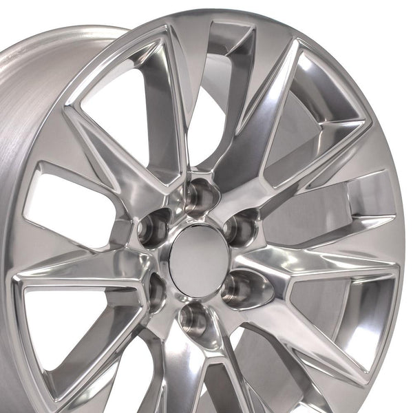 Polished Wheels fit Chevrolet Silverado 1500 LTZ Rim 20x9