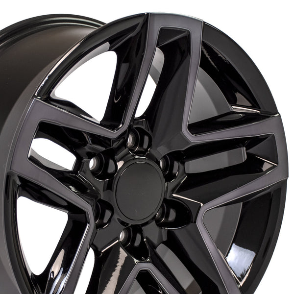 18 inch Rim Fits Chevy Trail Boss CV34 Tinted Machined Chevy Truck Wheel