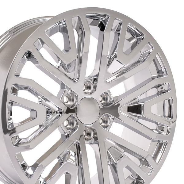 22" Chrome Rims fit GMC Sierra 1500 22x9