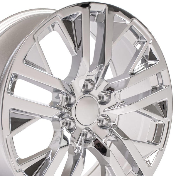 22 inch Rim fits Next Gen GMC Sierra CV38 22x9 Chrome Chevy Truck Wheel