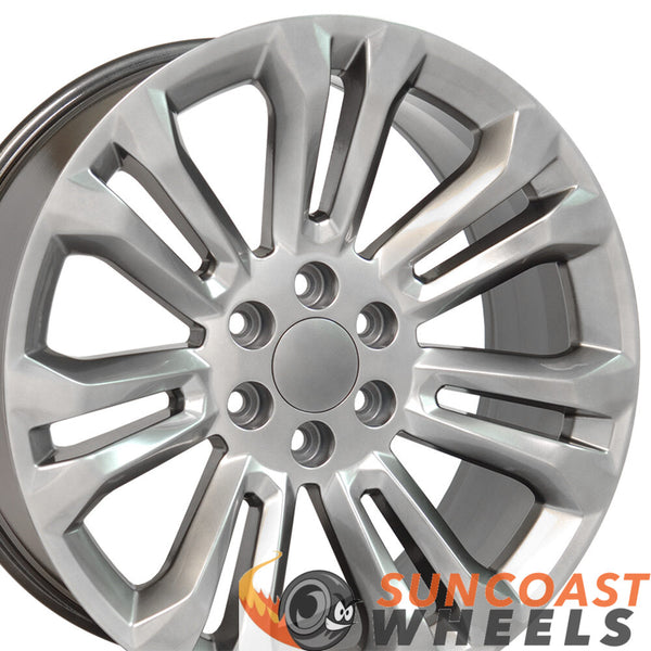 Fits Chevy Silverado Rim CV43 22x9 Hyper Silverado Wheel	
