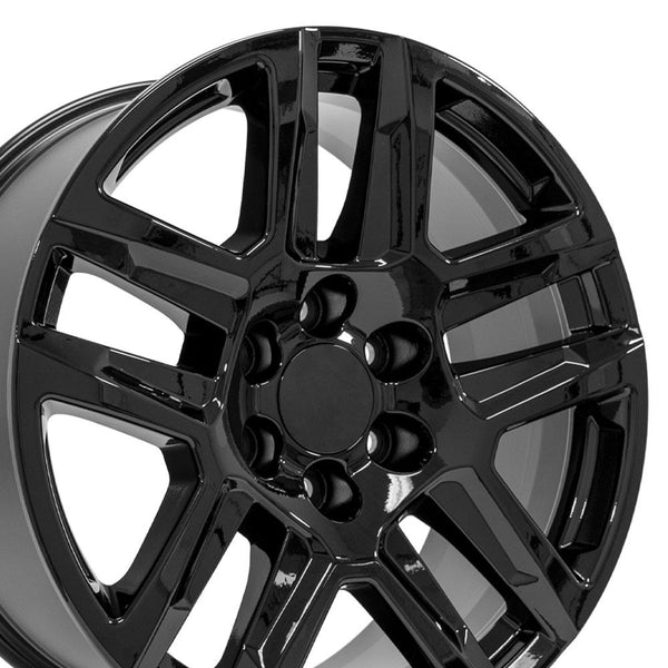 20" Wheel fits Chevrolet Silverado 1500 - CV63 Black 20x9