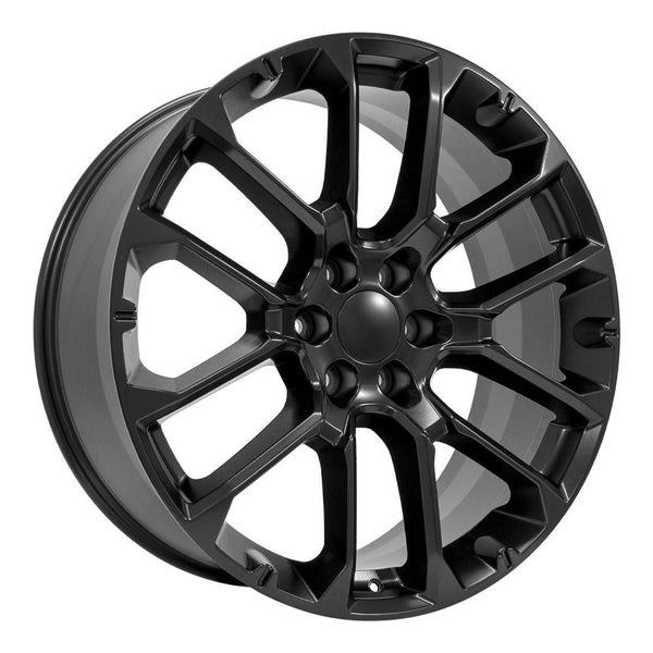 24" Wheel fits Chevrolet Suburban 1500 - CV67 Satin Black 24x10
