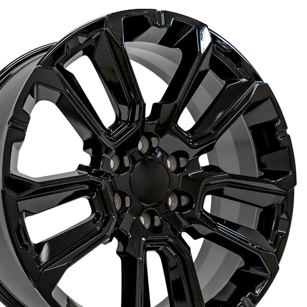 22" Wheel fits Chevrolet Suburban 1500 - CV68 Black 22x9