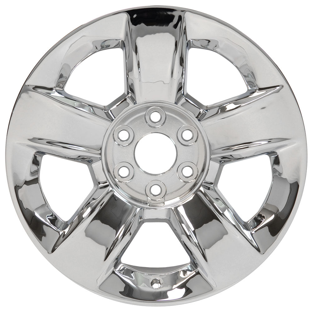 20" Fits Chevrolet - Silverado OEM Wheel - Chrome 2x9 | Suncoast Wheels 22 inch OEM Chevy Wheels, factory Silverado 20 inch wheels, GMC replica wheels