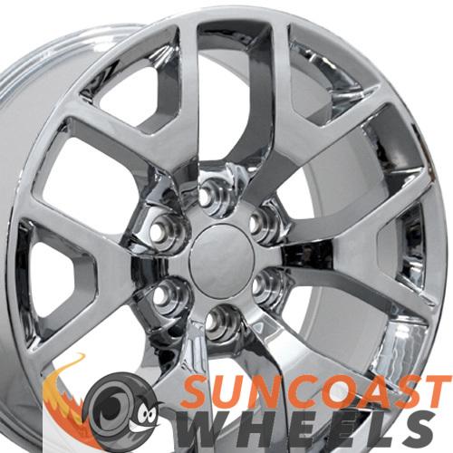 20 inch Rim Fits Sierra Honeycomb CV92 20x9 Chrome GMC Wheel