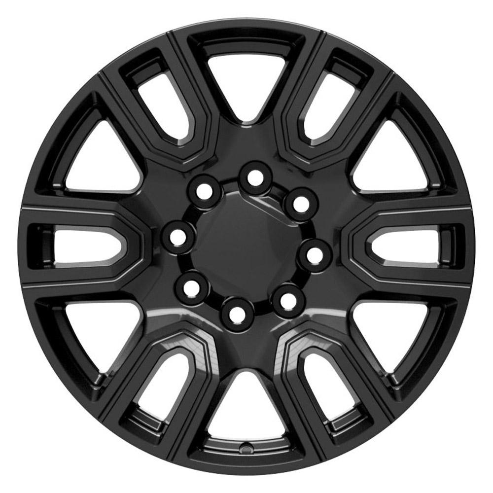 20" Replica Wheel fits GMC Sierra 2500/3500 - CV96A Black 20x8.5