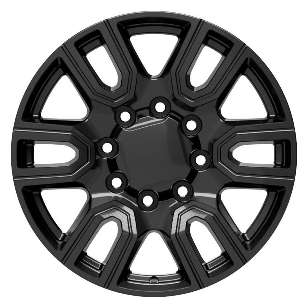 20" Replica Wheel fits GMC Sierra 2500/3500 - CV96B Black 20x8.5
