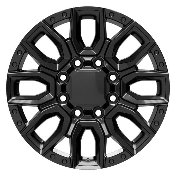 20" Wheel fits GMC Sierra 2500/3500 - CV97B Black 20x8.5