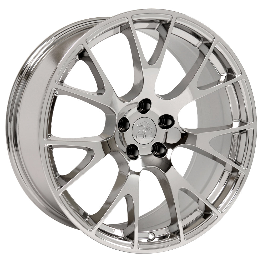 20" Fits Dodge - Hellcat Style Wheel - Chrome 20x9