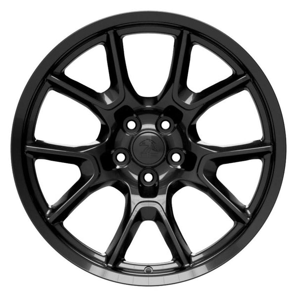 20" Wheel fits Dodge Challenger - DG21 Black 20x10