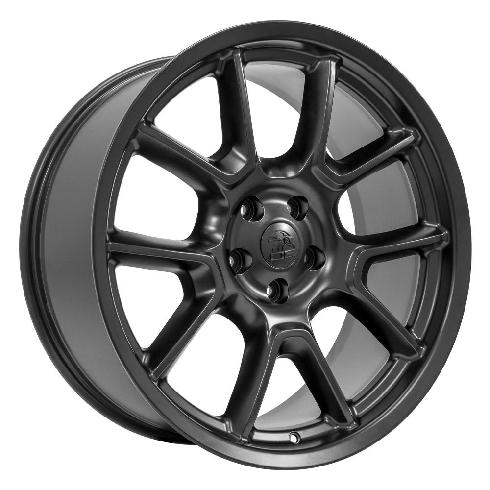 22" Wheel fits Jeep Grand Cherokee - DG21 Satin Black 22x9.5