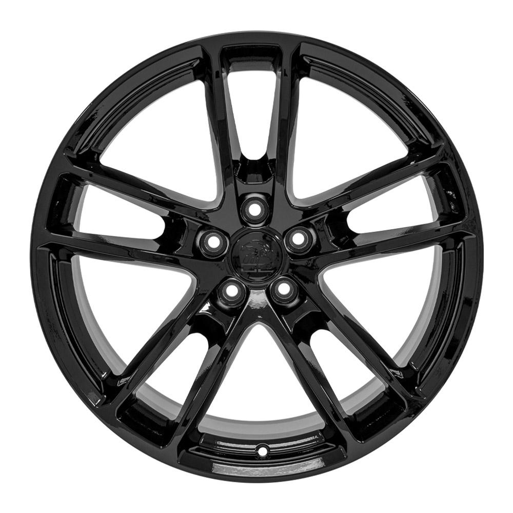 20" Replica Wheel fits Dodge Challenger - DG23 Black 20x9