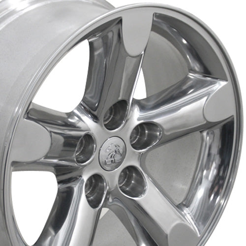 20" Fits Dodge - Ram 15 Wheel - Polished 2x9 | Suncoast Wheels Dodge Hellcat replica wheels, Grand Cherokee SRT replica wheels, Challenger reproduction wheels, affordable Dodge replica rims