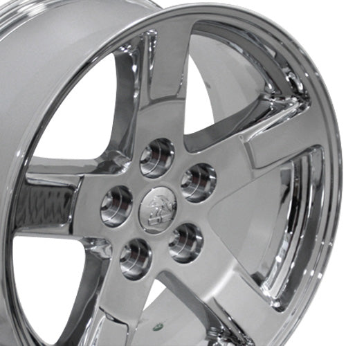 20" Fits Dodge - Ram Style Replica Wheel - Chrome 2x9 | Suncoast Wheels Dodge Hellcat replica wheels, Grand Cherokee SRT replica wheels, Challenger reproduction wheels, affordable Dodge replica rims