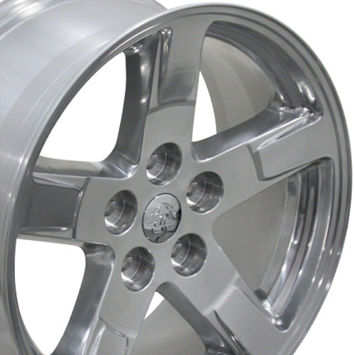20" Fits Dodge - Ram Style Replica Wheel - Polished 2x9 | Suncoast Wheels Dodge Hellcat replica wheels, Grand Cherokee SRT replica wheels, Challenger reproduction wheels, affordable Dodge replica rims