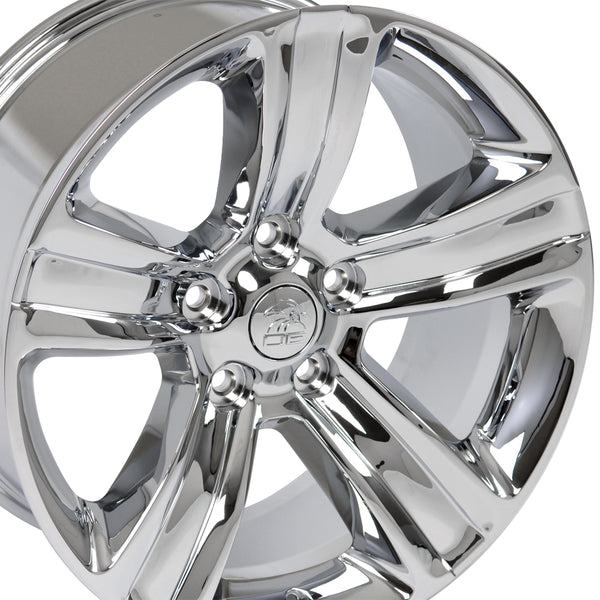 20" Fits Dodge - Ram 15 Style Replica Wheel - Chrome 2x9 | Suncoast Wheels Dodge Hellcat replica wheels, Grand Cherokee SRT replica wheels, Challenger reproduction wheels, affordable Dodge replica rims
