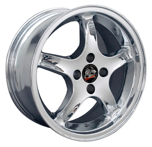 17" Fits Ford - Mustang Cobra R Deep Dish Wheel - Chrome 17x8 | Suncoast Wheels Ford Explorer replica wheels, affordable F150 OEM wheels, high quality Ford F150 aftermarket rims, inexpensive Mustang replica wheels