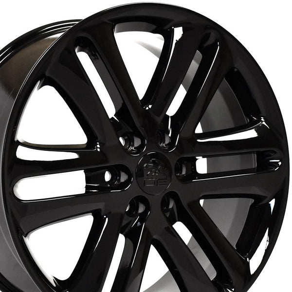Fits Ford Wheel - F150 Rim FR76 22x9 Black Ford Truck Wheel	