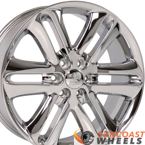22 inch Rim Fits Ford F150 Style FR76 22x9 Chrome Wheel