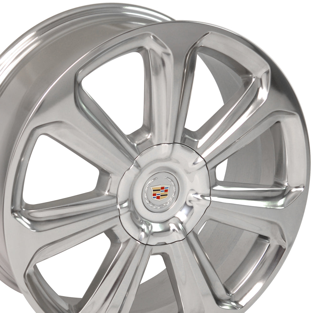 20" Cadillac - SRX Wheel OEM - Polished 2x8 | Suncoast Wheels high quality affordable replacement rims, replica OEM stock wheels, quality budget rims