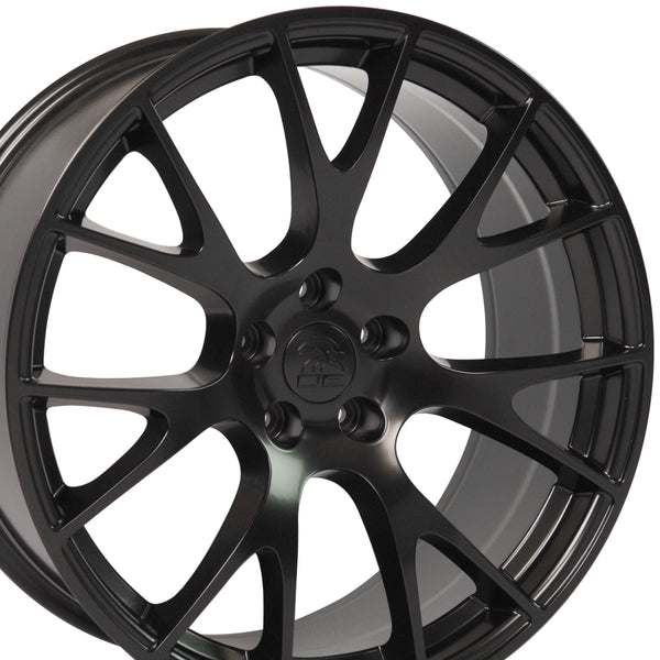 20 inch Rim Fits Dodge Charger Challenger Hellcat Wheel DG15 20x10 Satin Black