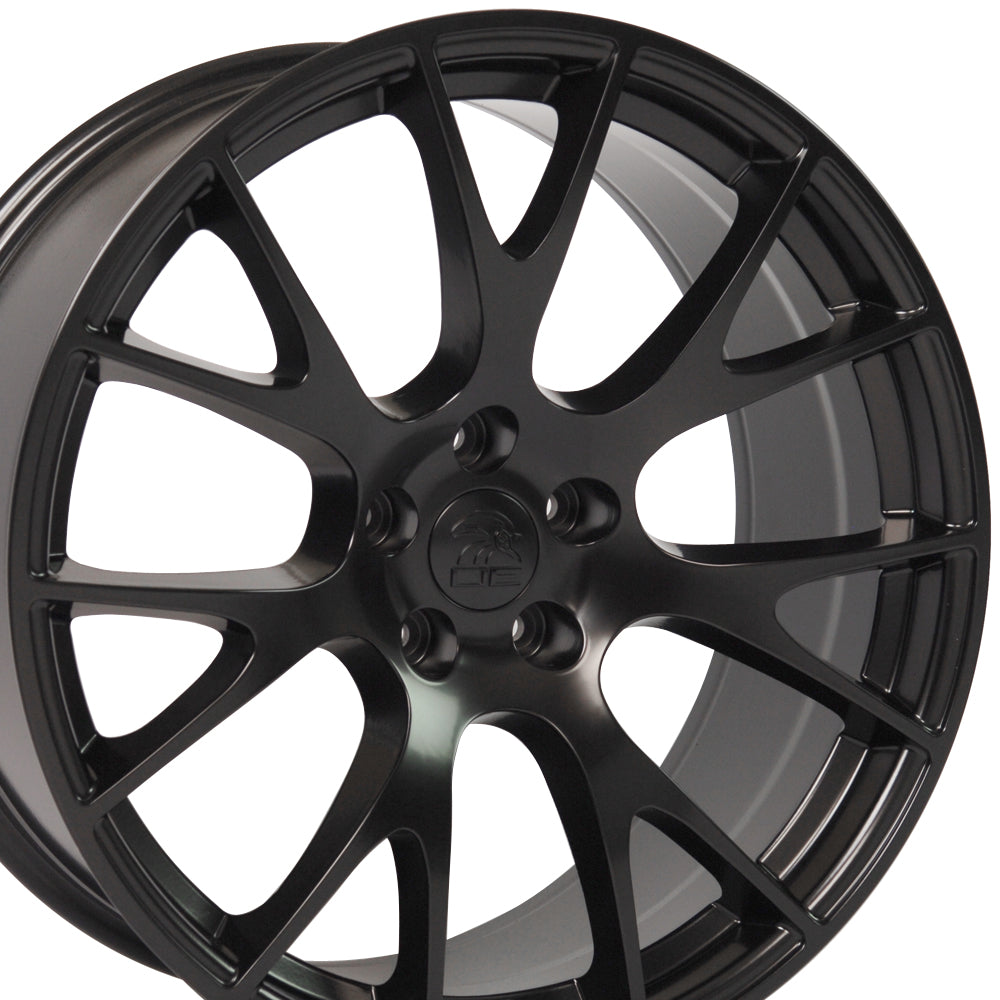 20" Fits Dodge - Hellcat Style Replica Wheel - Satin Black 20x9