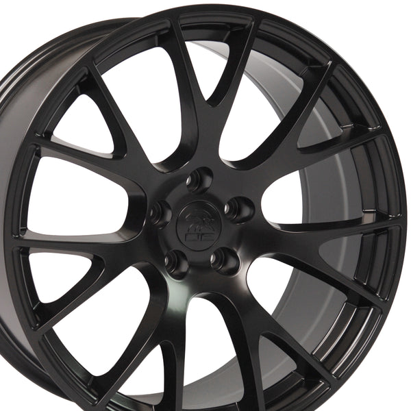 20" Fits Dodge - Hellcat Style Wheel - Satin Black 20x9