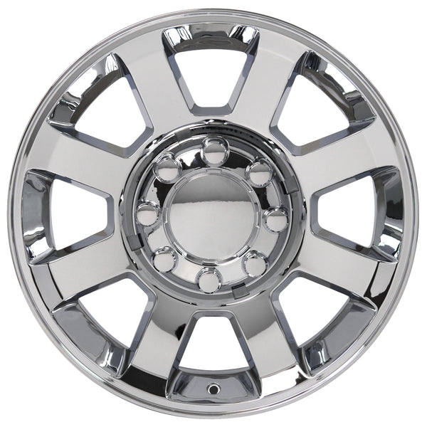 20" Fits Ford F25-F35 Wheel Replica - Chrome 2x8 | Suncoast Wheels Ford Explorer replica wheels, affordable F150 OEM wheels, high quality Ford F150 aftermarket rims, inexpensive Mustang replica wheels
