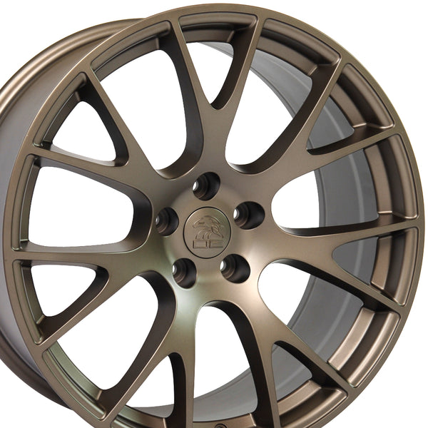 Fits Dodge RAM Hellcat Rim DG69 22x10 Bronze RAM Wheel	