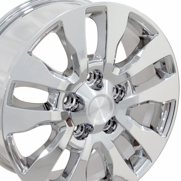 20" Fits Toyota - Tundra Style Replica Wheel - Chrome 2x8 | Suncoast Wheels Toyota OEM replica wheels, Toyota factory rims, Scion OEM rims, high quality affordable Lexus aftermarket wheels
