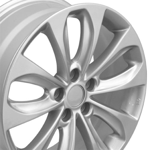 18" Fits Hyundai - Sonata Replica Wheel - Silver 18x7.5 | Suncoast Wheels inexpensive Kia replacement wheels, Hyundai OEM replica rims, affordable Hyundai aftermarket wheels